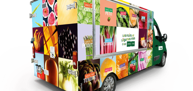 Foodtruck Les fruits et légumes frais