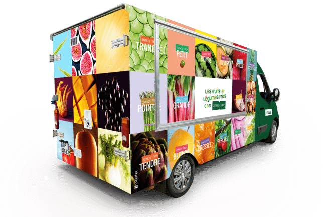 Foodtruck Les fruits et légumes frais