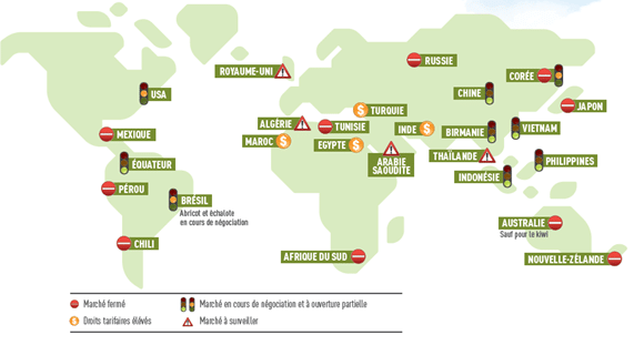 Carte agir à l'international